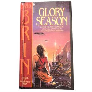 🍁2/$7🍁Glory Season By David Brin Hard Cover Book